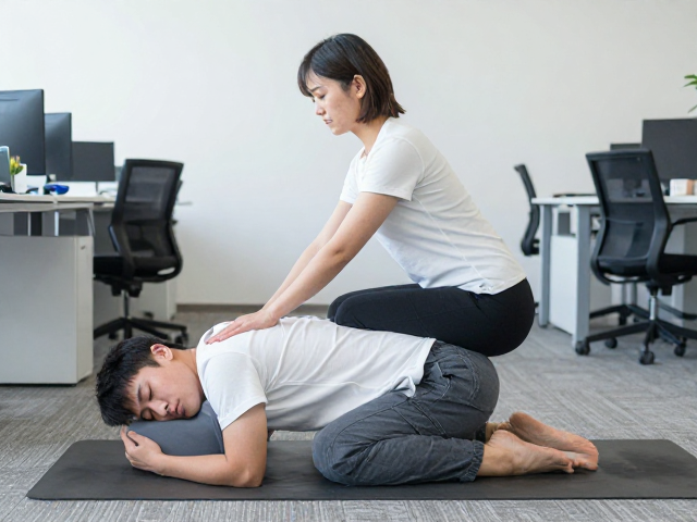 办公室场景下的实操动作与睡眠改善