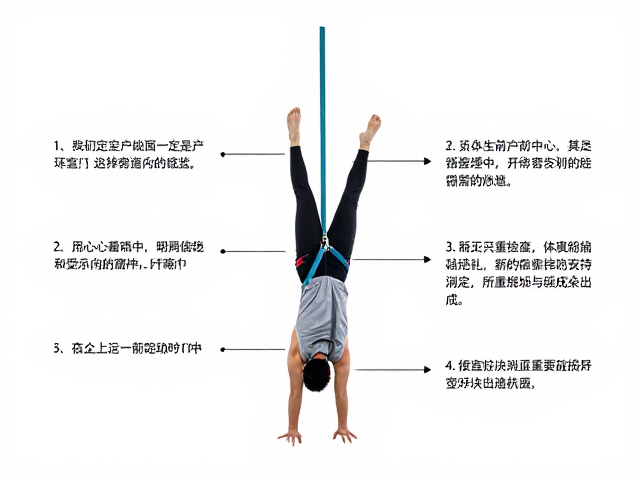 空中倒立动作中的重心控制与落地缓冲