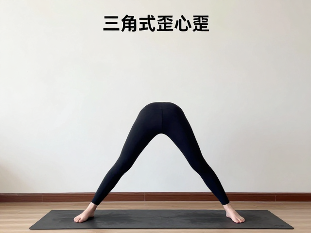 三角式总歪？用墙面辅助练重心，晨间唤醒更高效