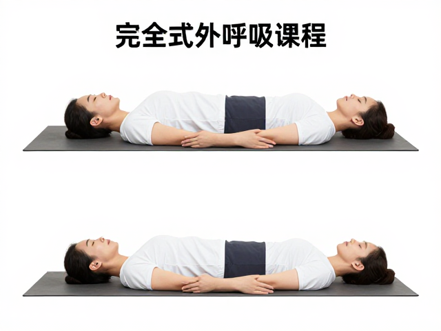 仰卧完全式呼吸的标准动作拆解