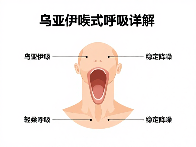 乌贾伊喉式呼吸详解，轻柔稳定降噪，流瑜伽者必备