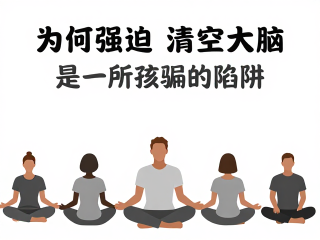 压力较大人群必看，避免强迫清空大脑，通过正念冥想回归平静