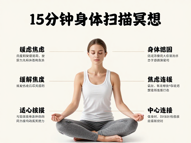 15分钟身体扫描冥想，缓解焦虑，快速找回身心连接