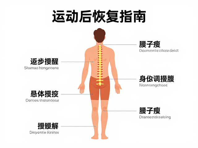 运动后恢复指南，逐步扫描身体唤醒，缓解腰椎悬空不适