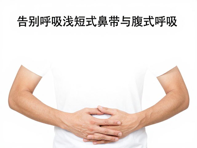 告别呼吸浅短，鼻吸鼻呼腹式呼吸法，双手轻放腹部助眠安神