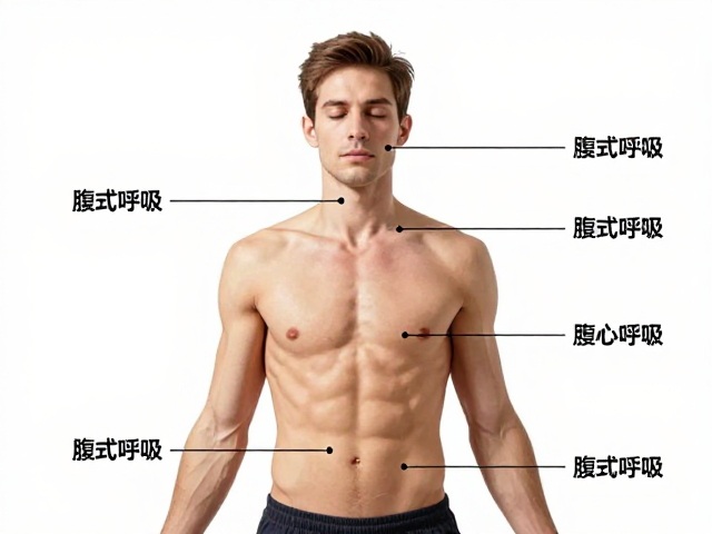 腹式呼吸的运作机制与核心肌群参与
