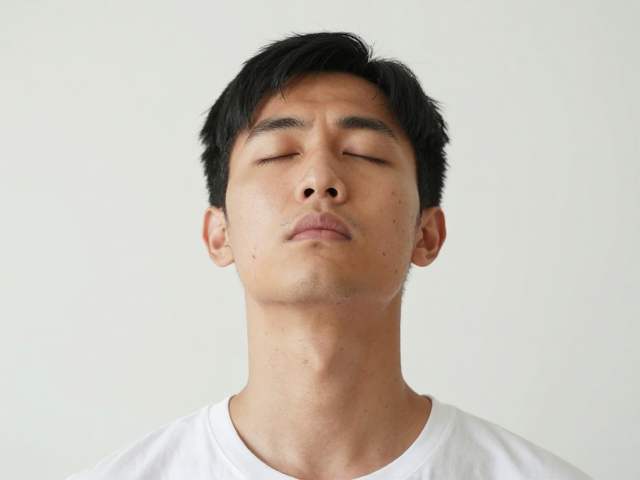 凝视点对准喉部深处的专注技巧