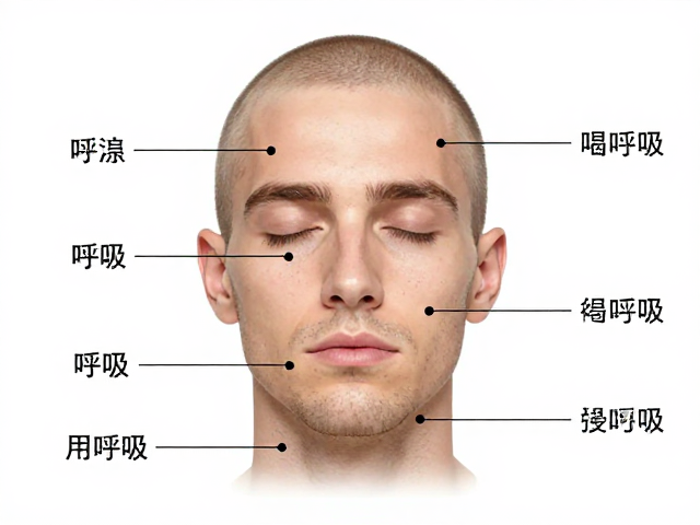 冥想前调息指南，自然均匀呼吸，告别面部紧绷