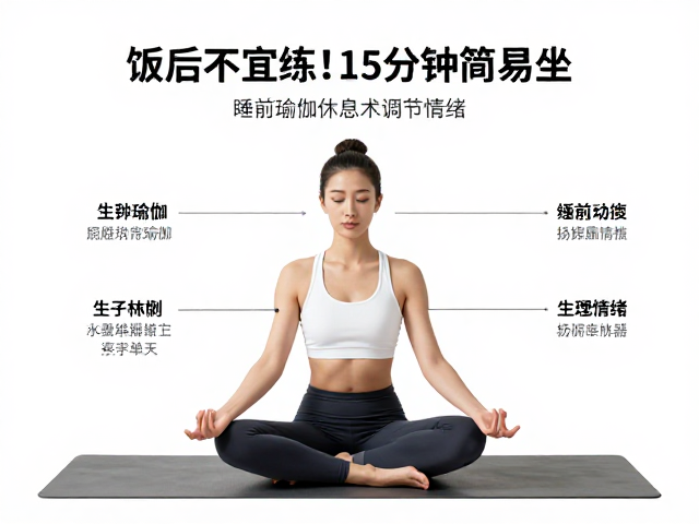 饭后不宜练！15分钟简易坐，香薰，睡前瑜伽休息术调节情绪
