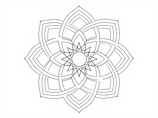初学者控制练习时长，凝视曼陀罗中心点，通过莲花觉醒身心