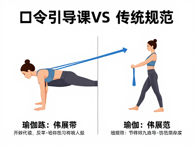 口令引导课VS传统规范，瑜伽伸展带如何辅助练习节奏与身体控制
