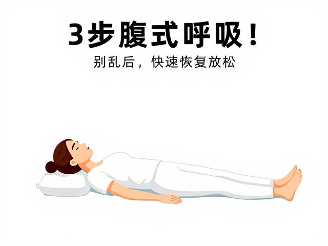 三步腹式呼吸法激活副交感神经