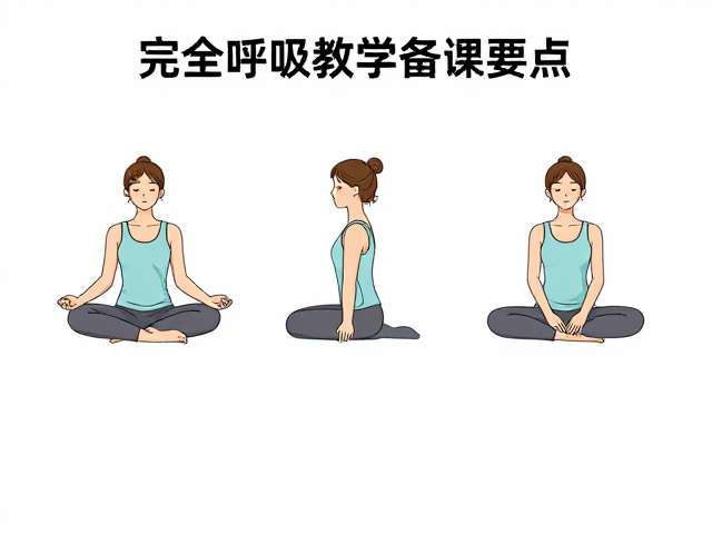 完全呼吸教学的备课要点与动作分解逻辑