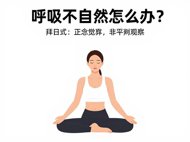 呼吸不自然怎么办？拜日式正念觉察与非评判观察技巧