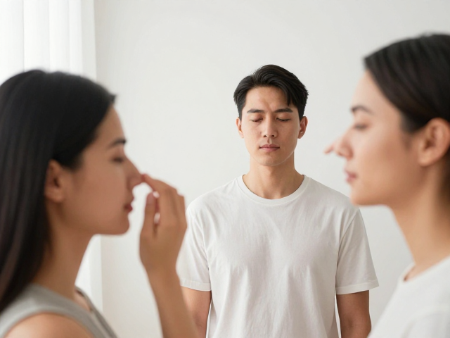 压力较大人群必看，左右鼻孔交替呼吸，哈他调息，3步平衡能量