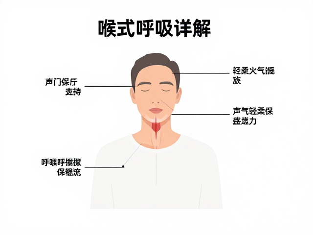 喉式呼吸的生理机制与常见误区