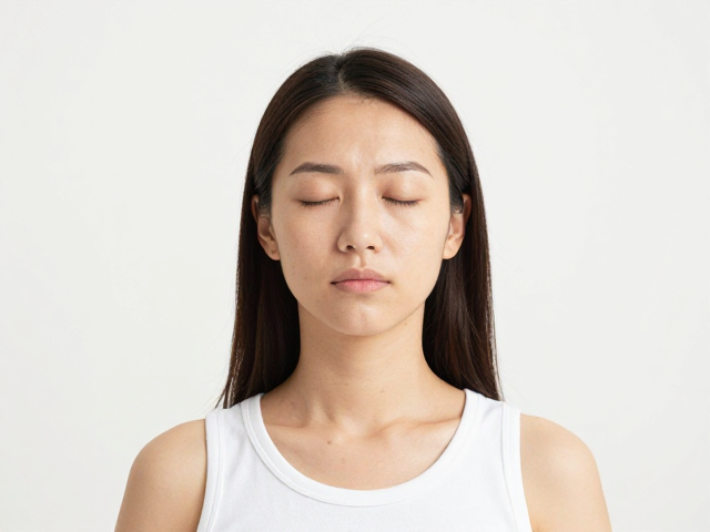 缓解焦虑失眠，正念冥想练习后缓慢睁眼，自然呼吸观察法