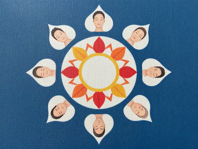 呼吸节奏与视觉图像的同步融合