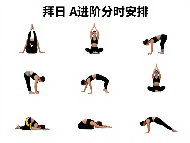 家庭自练计划，拜日式A进阶分部位安排，保持脊柱中立与呼吸稳定