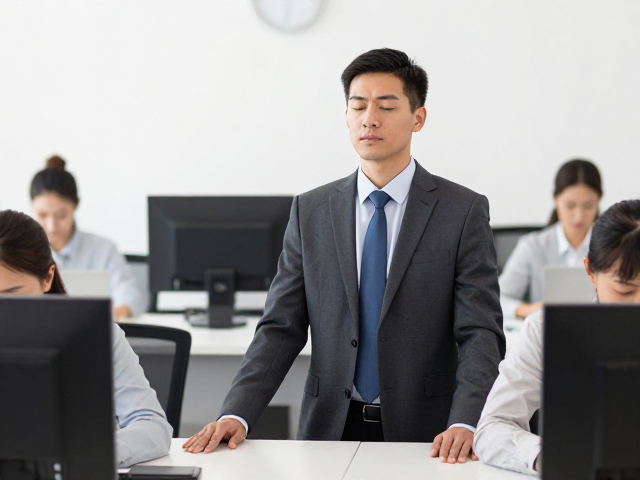 职场减压术，伏案工作者必学的正念冥想，挺直脊柱与交替呼吸法
