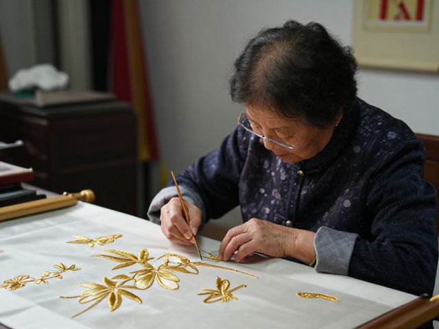 盛金绣传承实录，老作坊里的师徒情与高端服饰新解