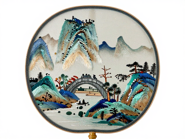 团扇山水风景的分区施针策略