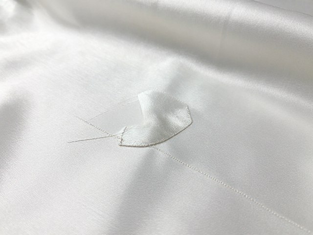 高定丝绸摆件仿真绣，棉线主体边缘与明暗关系教程