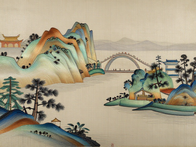 线色分层美学的视觉构建与工艺实现