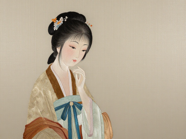 清雅色调中的人物神态刻画