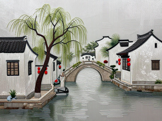 苏州镇湖苏绣乱针绣，打造江南温润风的中式家居软装灵感
