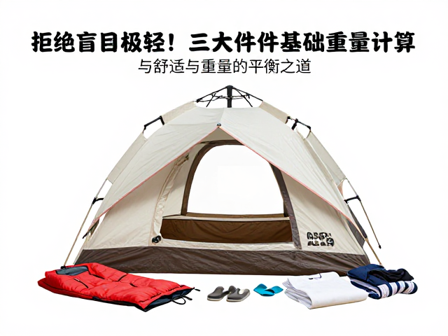 三大件的重量博弈:帐篷、睡眠与衣物的取舍艺术