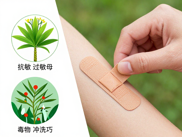 户外常见伤害处理,创可贴使用、抗过敏药与毒植物冲洗技巧