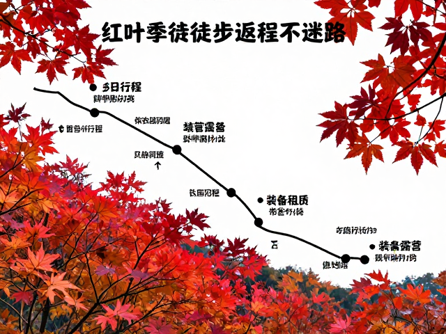 红叶徒步返程不迷路,多日行程拆分、装备租赁费用及帐篷露营Tips