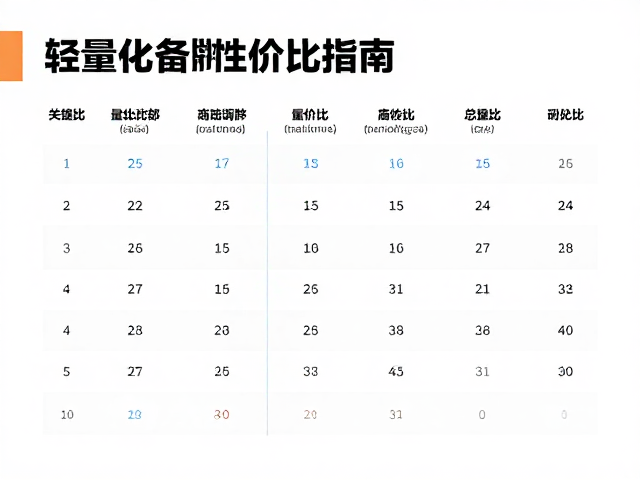 基础重量计算与动态调整