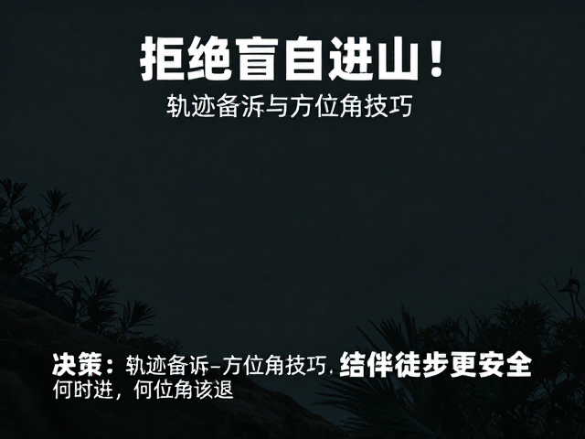 场景化决策:何时该进,何时该退