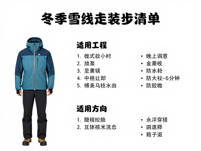 轻装穿越入门,冬季雪线徒步装备清单与餐饮补给策略
