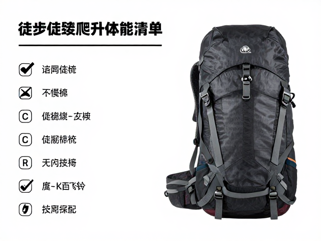 徒步装备清单,登山包选择及连续陡坡爬升体能分配技巧