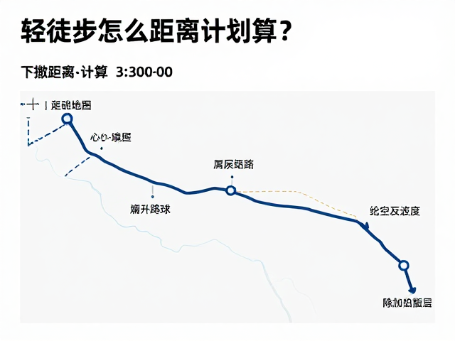 轻徒步怎么规划?下撤距离计算与纸质地图备用指南