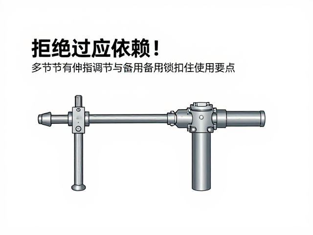 拒绝过度依赖!多节伸缩调节与备用锁扣使用要点