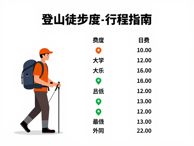 行程规划:时间管理与节奏控制