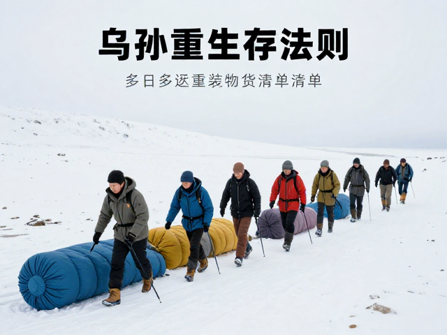 雪季乌孙生存法则,多日重装物资清单、睡袋与风险判断