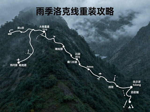 雨季洛克线重装攻略,防雨路线设计与食物重量精准估算