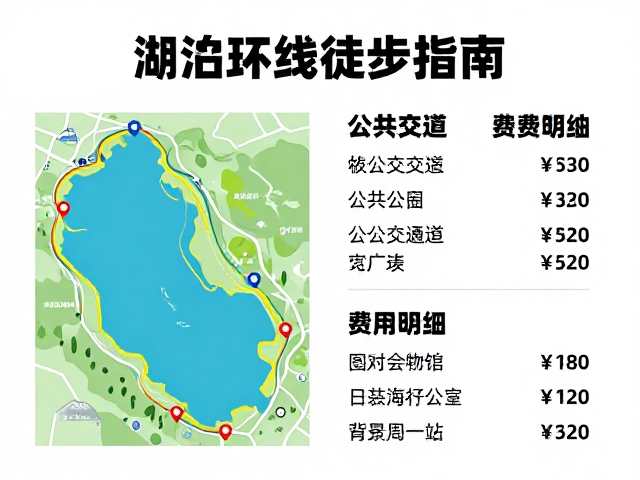 新手休闲入门!湖泊环线徒步指南,含公共交通接驳与费用明细