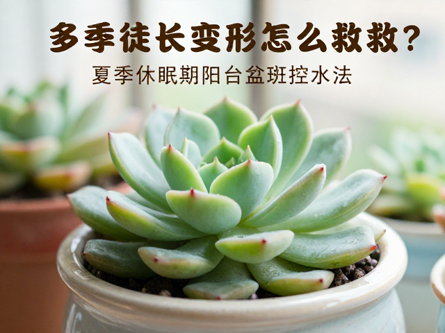 阳台盆栽控水与光照管理策略