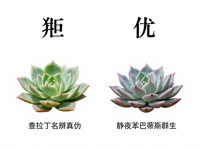 查拉丁名辨真伪，姬胧月与静夜苯巴蒂斯群生差异