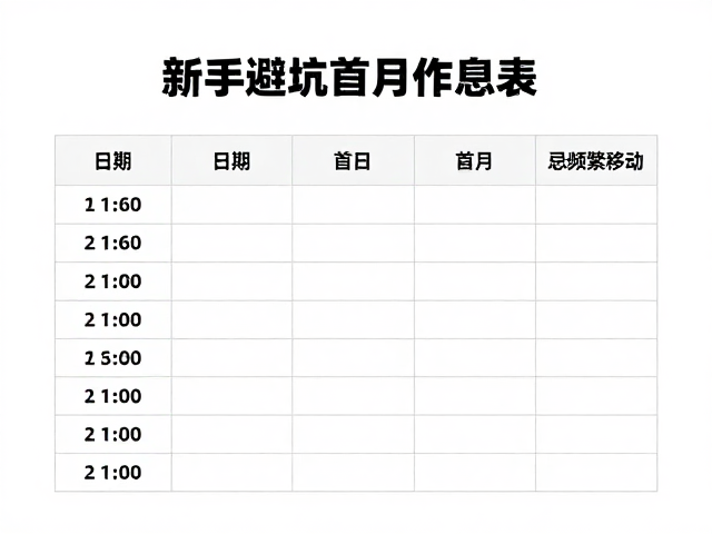 新手避坑，选普货多肉，首月作息表，忌频繁移动