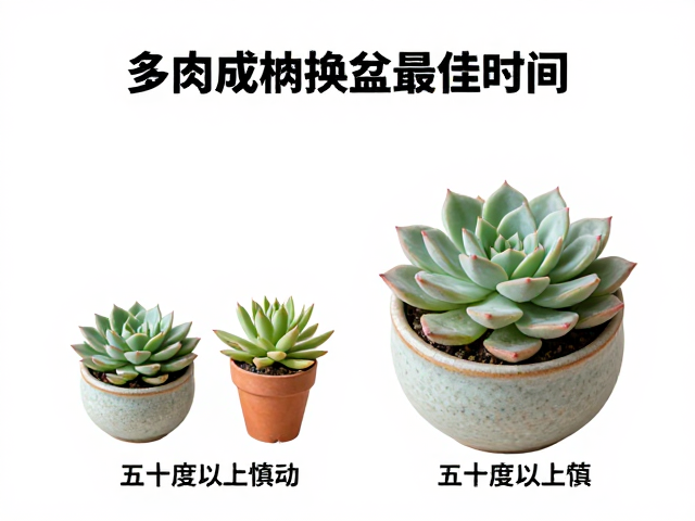 多肉成株换盆最佳时间，三十度以上慎动，附完整操作指南