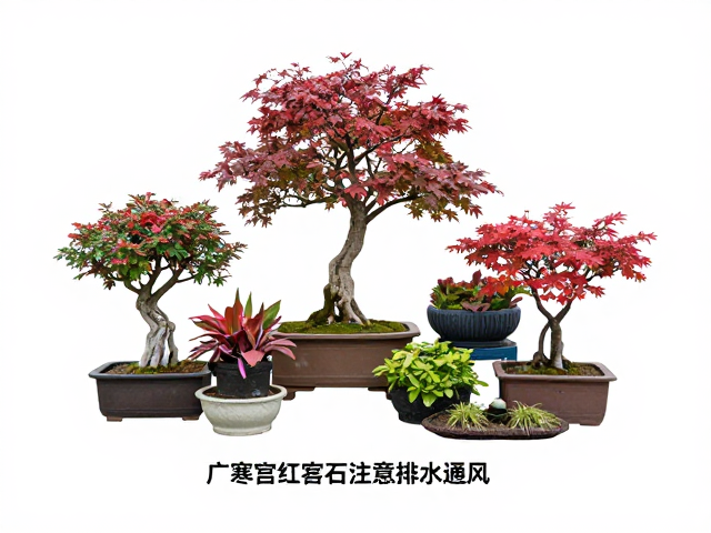 庭院组合盆栽指南，精选广寒宫红宝石，春秋生长期注意排水通风