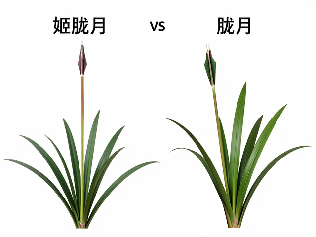 姬胧月与胧月区别，花箭高度、叶缘弧度与上色条件全解析