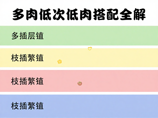 新手友好型多肉清单，颜色层次搭配技巧，枝插繁殖与低成本养护全解